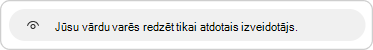 Konfidencialitātes apraksts tiek sniegts, atbildot uz atzīmēšanos