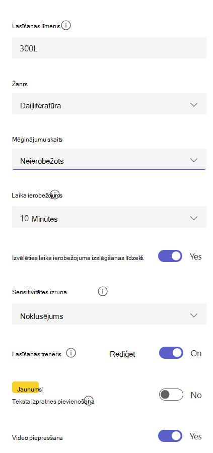 Lasīšanas gaita