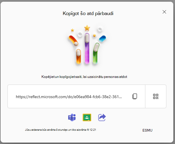 Ekrānuzņēmums ar atspulgiem.