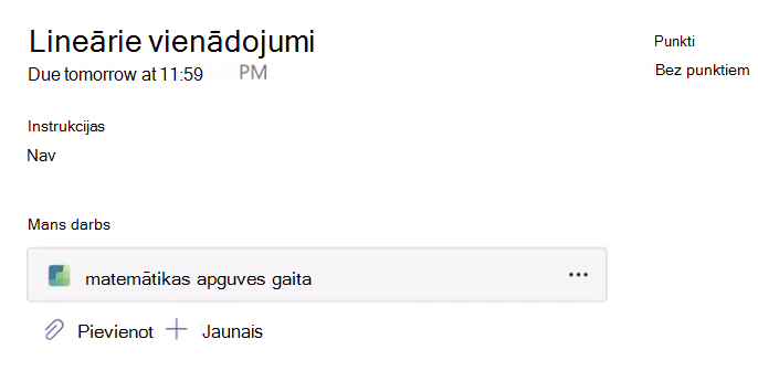 Uzdevuma ekrānuzņēmums.