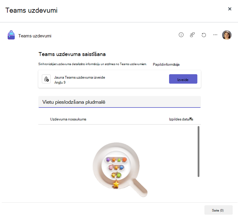 Saistītie uzdevumi pakalpojumā Teams