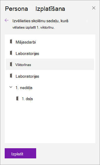 Atlasiet piezīmju grāmatiņas sadaļu.