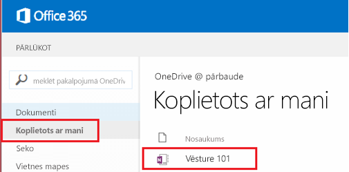 Ekrānuzņēmums ar ekrānu Man ir atļauts koplietot.