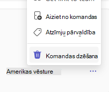 delete team