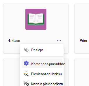 Komandas pārvaldība
