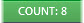 Rindu skaits programmas Excel statusa joslā