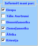 ActiveX izvēles rūtiņas vadīklas piemērs