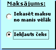 ActiveX opcijas pogas vadīklas piemērs