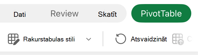 Cilne Rakurstabula ierīcē iPad