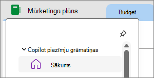 Copilot piezīmju grāmatiņas programmā OneNote
