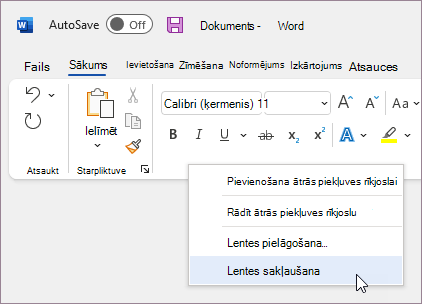Lentes sakļaušana