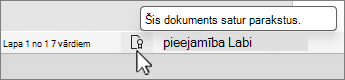 Parakstu poga statusa teknē