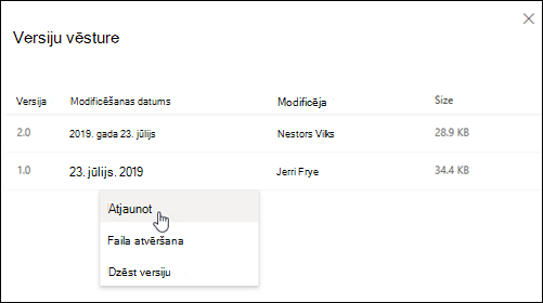 Versiju vēstures rūts