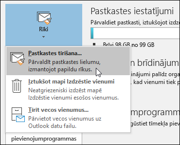 Pastkastes tīrīšana