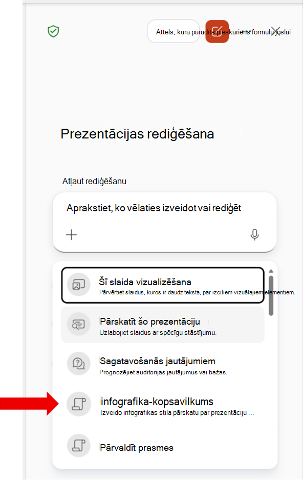 Ekrānuzņēmums, kurā redzama pielāgota organizācijas prasme sarakstā Izvēlieties prasmes.