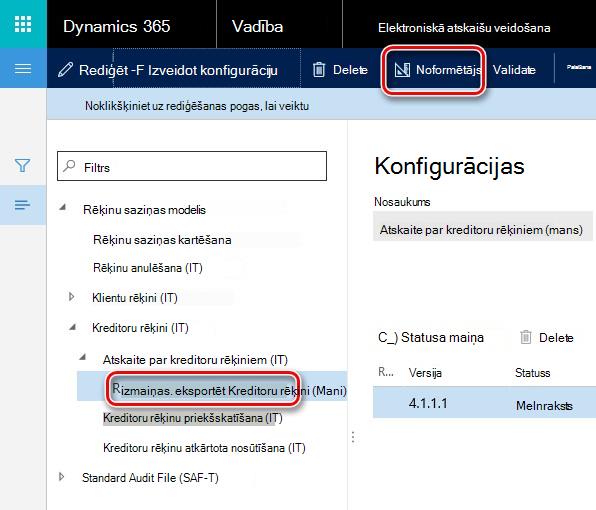 Šajā attēlā parādīts, kā lejupielādēt un iestatīt GER konfigurācijas.