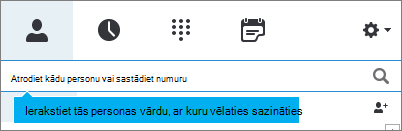 Kontaktpersonas meklēšana