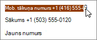 Atlasiet tālruņa numuru