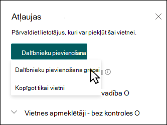 Rūts Dalībnieku pievienošana priekšskatījums