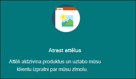 Teksta un attēla tīmekļa daļas priekšskatījums.