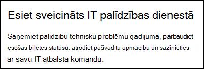 Teksta tīmekļa daļas priekšskatījums.