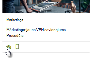 Atsevišķu lapu ieteikumu vienumu paslēpšana