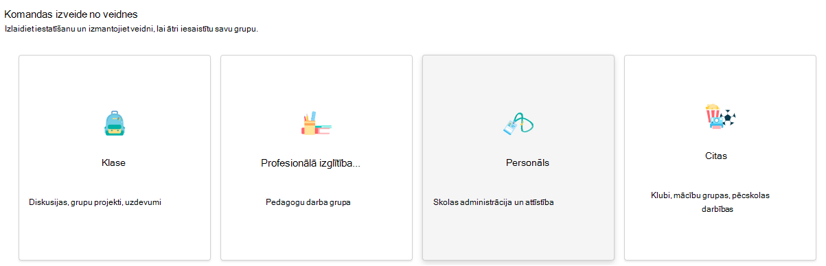 izvēlēties personālu