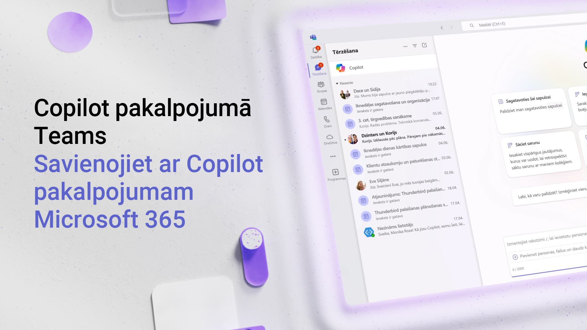 Video: savienojuma izveide ar Copilot pakalpojumam Microsoft 365