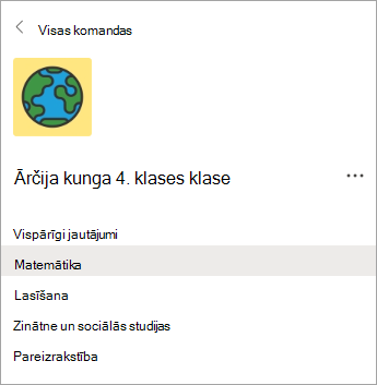 Kanāli 4. klases skolotāju klases komandā.