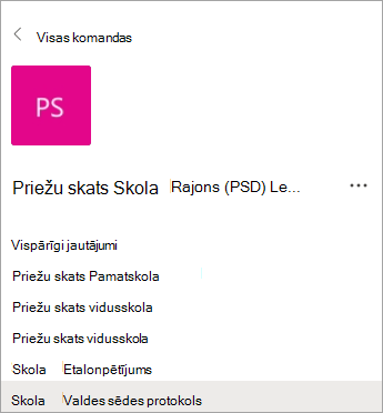 Kanāli personāla grupā skolu vadītājiem.