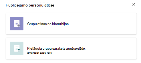 Publicējamo personu atlase