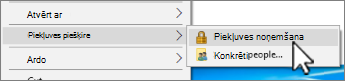 Ekrānuzņēmums, kurā redzama Windows 11 Noņemt kartētā diska piekļuvi.
