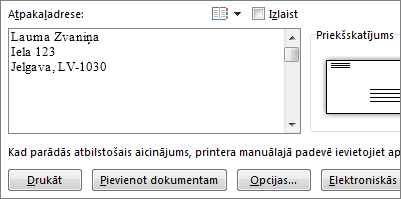 Atpakaļadreses lodziņš