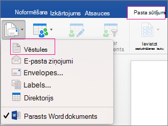 veidlapas vēstules