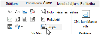 Group control button