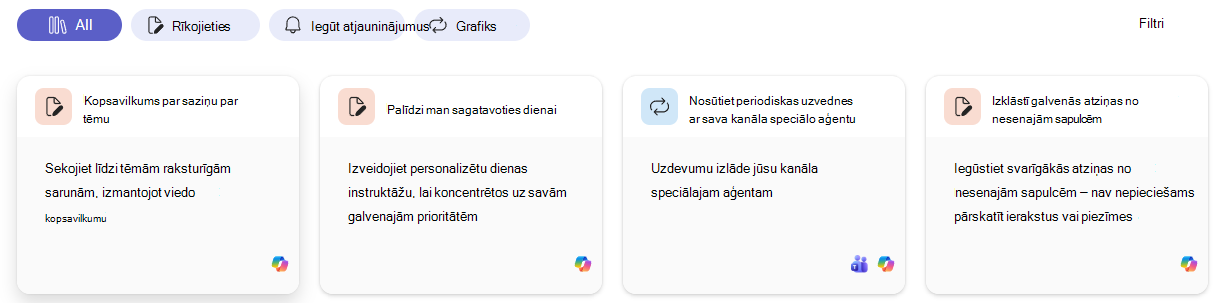 Izvēlieties Copilot veidni