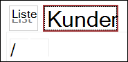 Bildeteksten for dataarkvisning er endret til Kunder