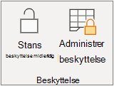 Stanser arkbeskyttelse midlertidig