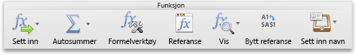 Formel-fanen, Funksjoner-gruppen