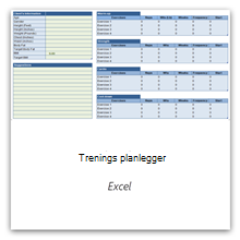 Velg denne for å få Treningsplanleggeren