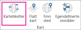 Alternativet Kartetiketter for 3D-kart
