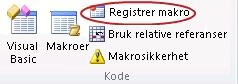 Registrer makroer