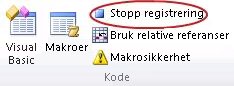 Stopp opptak