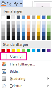 Velge Uten fyll
