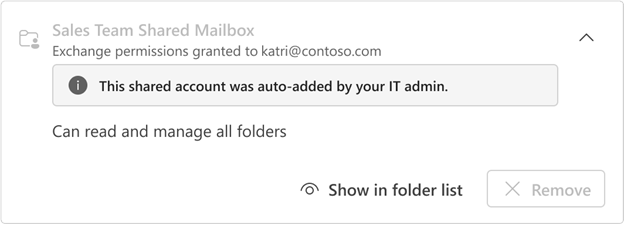 Skjult automatisk tilordnet postboks