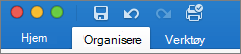 organiser fanen