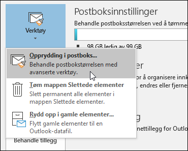 Opprydding i postboks