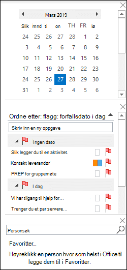 Ordne To-Do stolpe