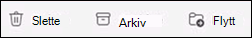 Arkiveringsknapp for Outlook for Mac