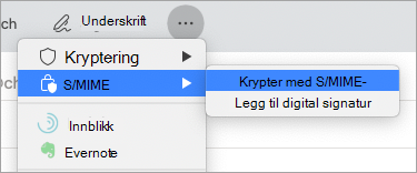 Krypter med S/MIME